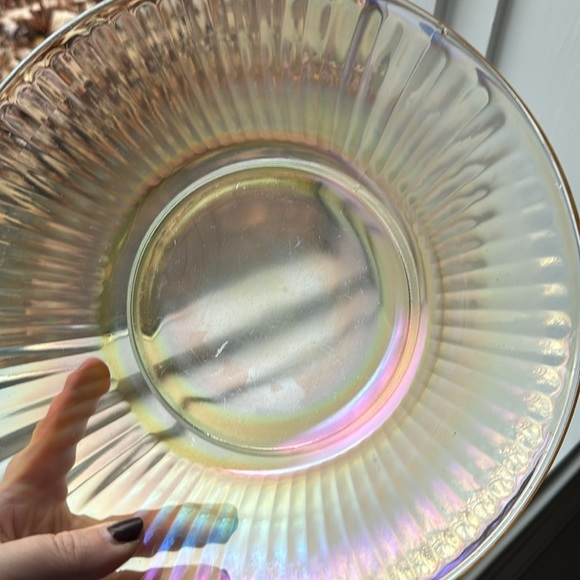 Indiana Glass Carnival Ribbed bowl - Picture 4 of 5